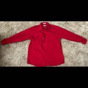 Men’s Red Dress Shirt